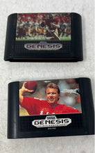 Load image into Gallery viewer, Lot Of 2 Pcs Sega Genesis Joe Montana Football Video Game Cartridge