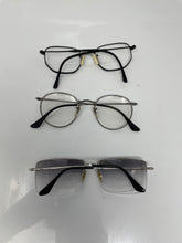 Load image into Gallery viewer, Ray-Ban Men's Black/Silver Tone Glasses (3 Pcs)