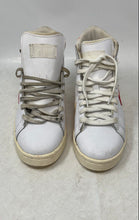 Load image into Gallery viewer, Converse x Roswell Rayguns Boys Pro Leather Hi White Orange Sneakers Shoes Sz 4