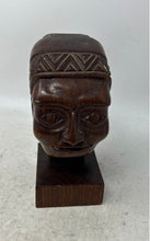 Load image into Gallery viewer, Indonesian Collectible Classic Tribal Head Decoration Wooden Sculpture