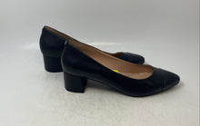 Load image into Gallery viewer, Cole Haan Womens The Go-To Black Leather Slip-On Block Pump Heels Size 11