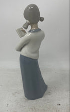 Load image into Gallery viewer, Vintage Casades Standing Girl Reading Book Porcelain Figurine Collectible