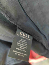 Load image into Gallery viewer, Cult Of Individuality Mens Black Distressed Button Front Denim Jacket Size XL