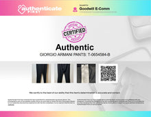 Load image into Gallery viewer, Authentic Giorgio Armani Womens Black White Dress Pants Size EUR 44