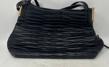 Load image into Gallery viewer, Vince Camuto Womens Black Gold Quilted Double Handle Shoulder Handbag