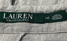 Load image into Gallery viewer, Lauren Ralph Lauren Womens Gray Flat Front Ruched Cargo Pants Size 10