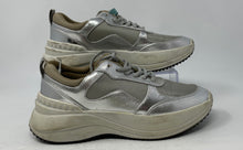 Load image into Gallery viewer, Zara Basic Womens Gray Silver Low Top Lace-Up Running Sneaker Shoes Size 39