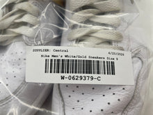 Load image into Gallery viewer, Authentic Nike Womens Air Jordan 1 Retro High OG White Gold-Tone Shoes Size 9