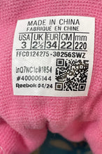 Load image into Gallery viewer, Reebok Girls White Pink Floral Print High Top Lace-Up Sneakers Shoes Size 3
