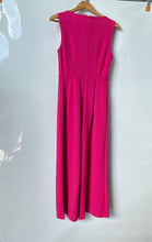 Load image into Gallery viewer, Calvin Klein Womens Pink Sleeveless V-Neck Back-Zip One-Piece Jumpsuit Size 4