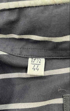 Load image into Gallery viewer, Authentic Dolce & Gabbana Mens Black Gray Striped Dress Shirt Size 17.5