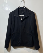 Load image into Gallery viewer, The Limited Womens Black Stretch Long Sleeve Pockets Full-Zip Jacket Size M