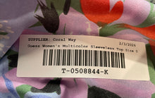 Load image into Gallery viewer, Guess Womens Multicolor Floral V-Neck Sleeveless Pullover Tank Top Size S