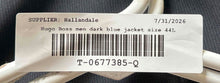 Load image into Gallery viewer, Hugo Boss Mens Dark Blue Long Sleeve Notch Lapel Two-Button Blazer Size 44L