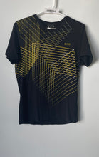 Load image into Gallery viewer, Hugo Boss Mens Black Graphic Print Short Sleeve Slim Fit Pullover T-Shirt Size S