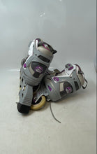Load image into Gallery viewer, Roller Derby Womens Aerio Q-60 Gray Purple Adjustable Inline Skates Size 5