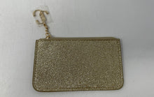 Load image into Gallery viewer, Jimmy Choo Parfums Womens Gold-Tone Sparkling Glitter Zip Top Pouch Wallet