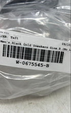 Load image into Gallery viewer, Nike Mens Air Force 1 '07 LV8 Black Gold Leather Sneaker Shoes Size 9 No Laces