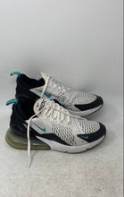 Load image into Gallery viewer, Nike Boys Air Max 270 943345-101 White Black Lace-Up Sneaker Shoes Size 6.5Y