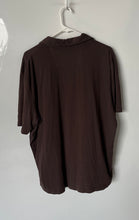 Load image into Gallery viewer, Perry Ellis Mens Brown Luxury Pima Cotton Short Sleeve Golf Polo Shirt Size XL