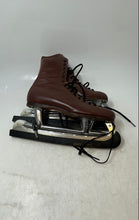 Load image into Gallery viewer, CCM Womens Brown Leather Round Toe Lace-Up Steel Arch Ice Hockey Skates Size 6