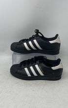 Load image into Gallery viewer, Adidas Mens Superstar Foundation B27140 Black White Lace-Up Sneaker Shoes Size 5