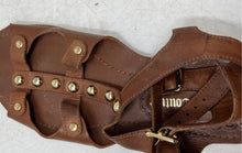 Load image into Gallery viewer, Juicy Couture Womens Brown Leather Open Toe Ankle Strap Sandals Size 9M