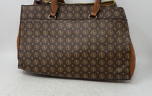 Load image into Gallery viewer, Adrienne Vittadini Womens Brown Inner Pockets Double Handle Shoulder Bag