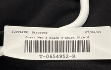 Load image into Gallery viewer, Guess Mens Black Short Sleeve Round Neck Pullover T-Shirt Size Medium