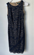 Load image into Gallery viewer, Lauren Ralph Lauren Womens Blue Sleeveless Back-Zip Sheath Dress Size 2