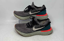 Load image into Gallery viewer, Nike Womens Epic React Flyknit Gray Black Red Lace-Up Sneaker Shoes Size 8.5