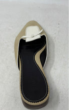 Load image into Gallery viewer, Cole Haan Womens Beige White Leather Slip-On Block Mule Heels Size 9.5B