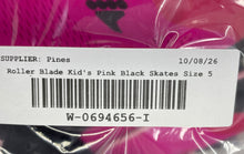 Load image into Gallery viewer, Rollerblade Kids Microblade G Pink Black Ratchet Buckle Inline Skates Size 5-8