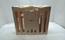 Load image into Gallery viewer, Pink Beige Foldable Safety Gate Panel Baby Gear Portable Playpen