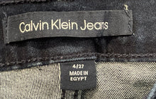 Load image into Gallery viewer, Calvin Klein Jeans Womens Blue Dark Wash Denim Straight Leg Jeans Size 4/27