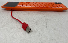 Load image into Gallery viewer, Kano Model KC-KBR101 Orange Wireless Portable Standard Keyboard Untested