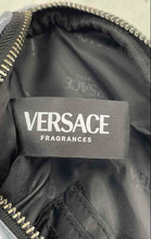Load image into Gallery viewer, Versace Fragrances Womens Silver-Tone Top Zipper Adjustable Waist Fanny Pack
