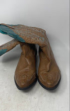 Load image into Gallery viewer, Coconuts Womens Cimmaron Brown Pointed Toe Pull-On Western Boots Size 9.5M