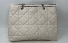 Load image into Gallery viewer, Nine West Womens Beige Quilted Leather Inner Pockets Shoulder Handbag