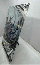 Load image into Gallery viewer, Stained Glass Floral Art Abstract Swirling Modern Design Wall Decorative Panel