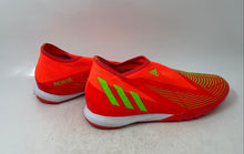 Load image into Gallery viewer, Adidas Mens Predator Edge.3 Laceless TF Orange Green Sport Sneaker Shoes Size 11