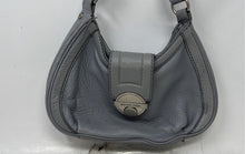 Load image into Gallery viewer, Michael Kors Womens Gray Leather Shoulder Strap Inner Pocket Lined Hobo Handbag