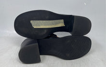 Load image into Gallery viewer, Zara Womens Black Patent Leather Buckle Block Heel Mary Jane Shoes Size 38