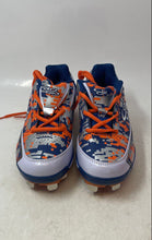 Load image into Gallery viewer, Boombah Mens Multicolor Printed Lace-Up Low Top Baseball Cleats Size 6.5