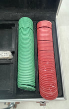Load image into Gallery viewer, Multicolor Collectible Casino Game Poker Chip Set With Carrying Case & Dice