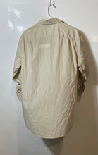 Load image into Gallery viewer, Banana Republic Mens Beige Slim Fit Long Sleeve Dress Shirt Size L 16-16.5
