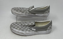Load image into Gallery viewer, Vans Unisex Classic Gray Checkerboard Slip-On Sneaker Shoes Size M7 W8.5
