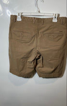 Load image into Gallery viewer, Hugo Boss Mens Khaki Flat Front Slim Fit Stretch Chino Shorts Size 30R