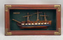 Load image into Gallery viewer, USS Constitution 1812 Replica Ship Wall Decor Hanging Shadow Box Nautical Frame