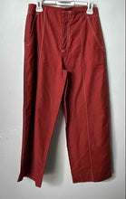 Load image into Gallery viewer, Banana Republic Womens Dark Rose Straight Leg Trouser Pants Size 4